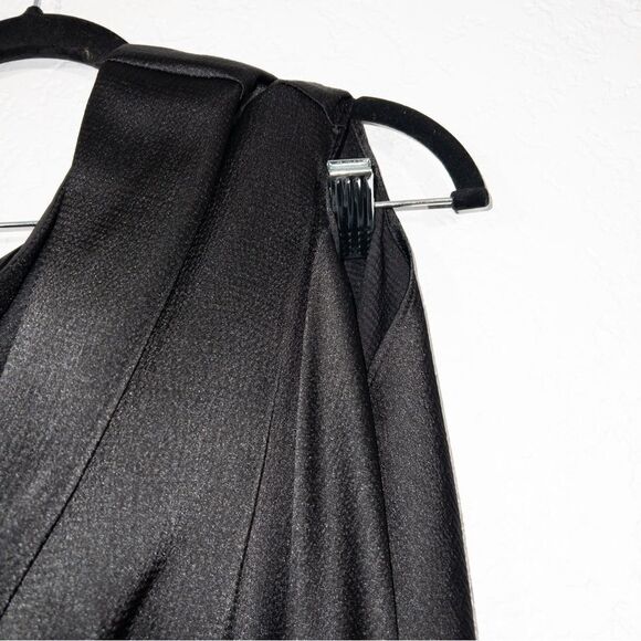 NWT Mittoshop Black One Shoulder Satin Romper Size Small - Picture 5 of 12